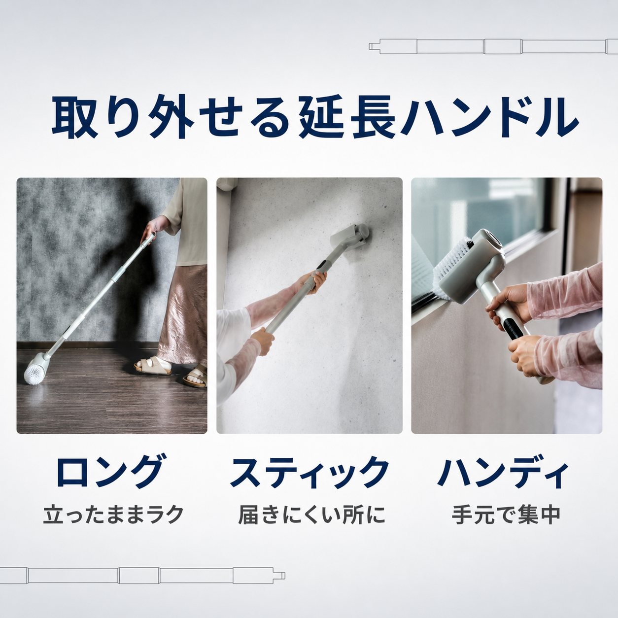 防水型パワフル回転ブラシ FoReRo（フォレロ）