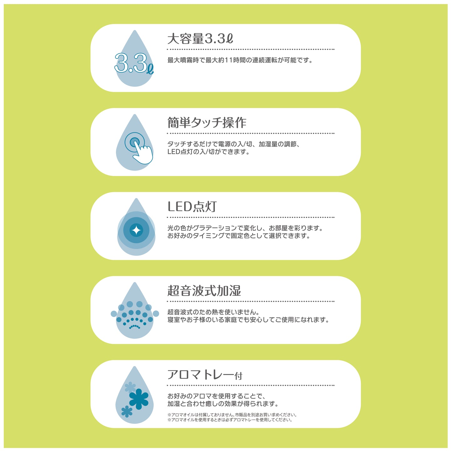 EAST 加湿器 EAK-CO33B 卓上 コンパクト 静音 オフィス 寝室