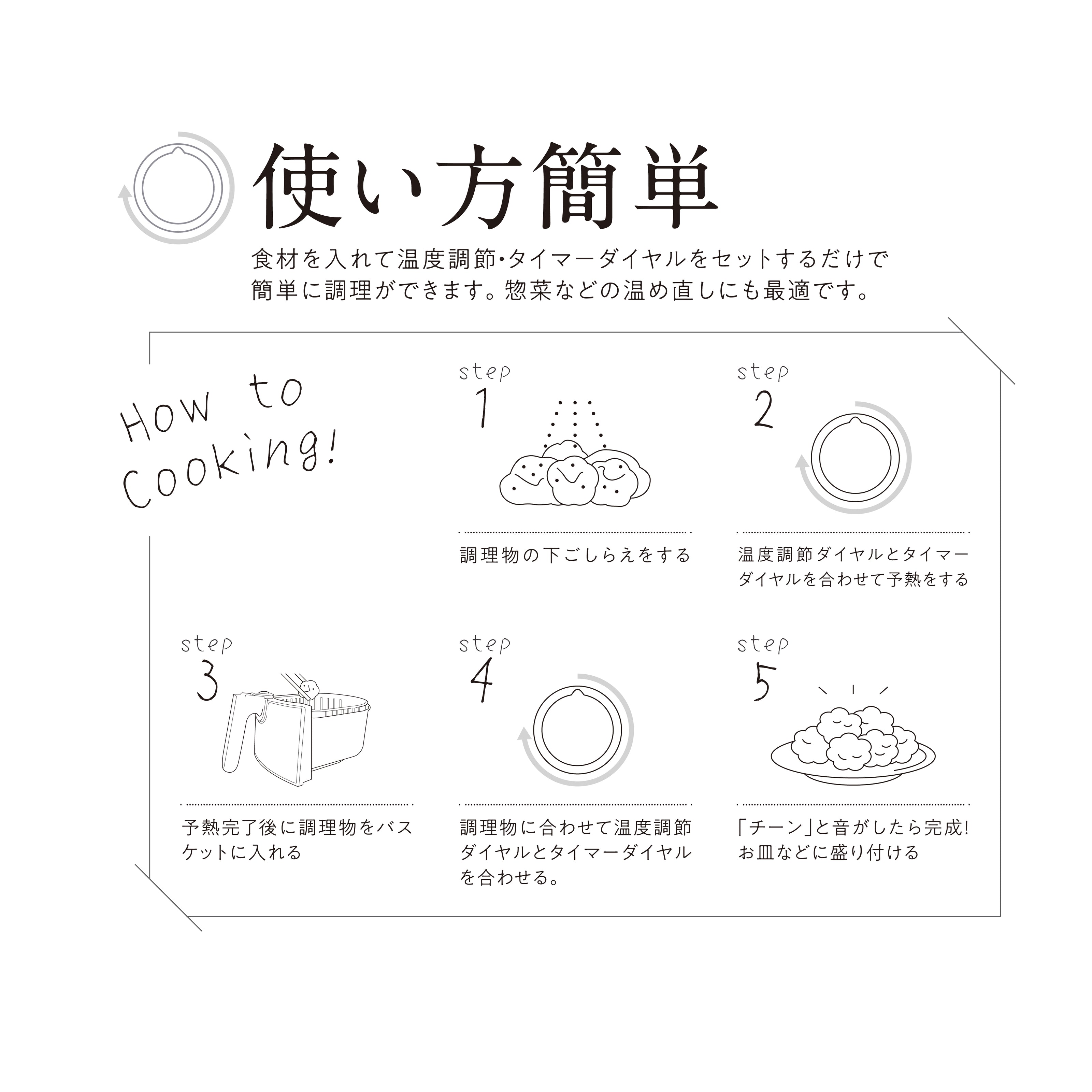 suitu ノンフライヤー エアフライヤー 油少なめ ヘルシー調理